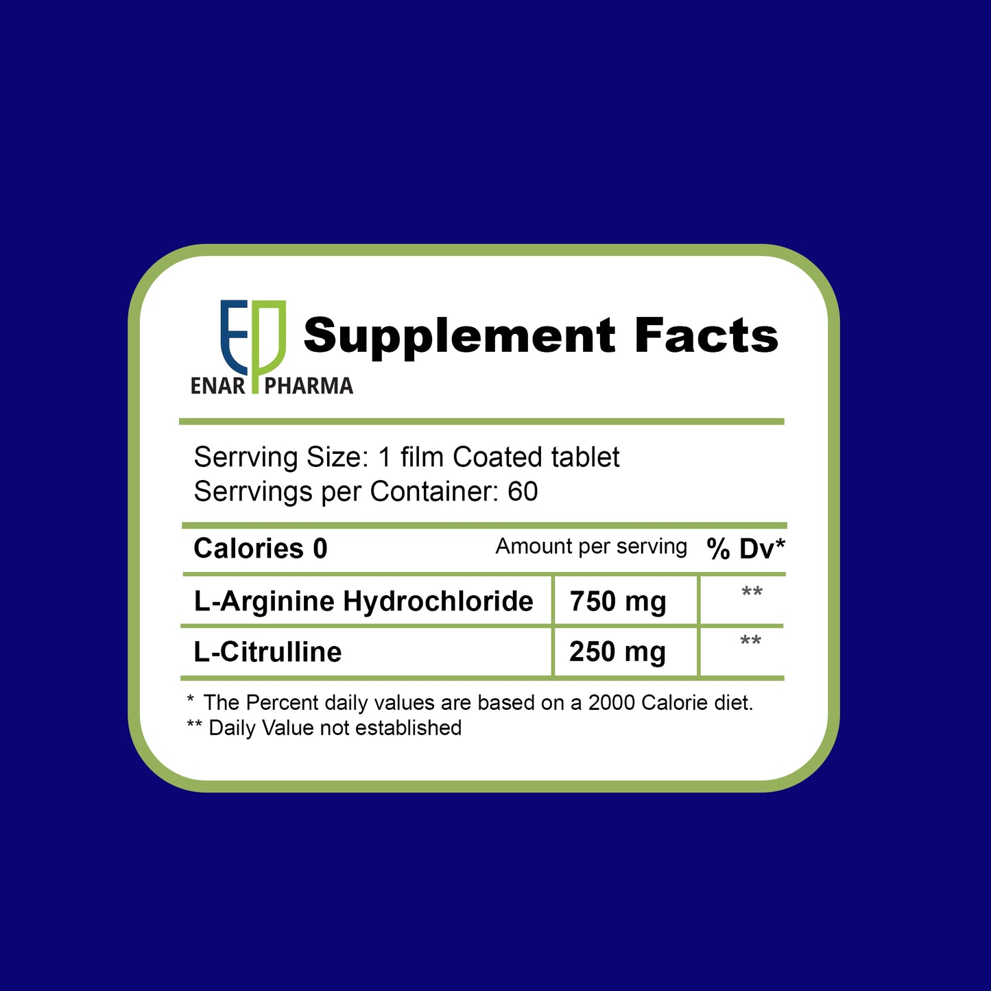 أرجينين + سيترولين 1000 ملغ